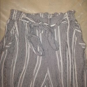 striped flowy pants! NWOT!
